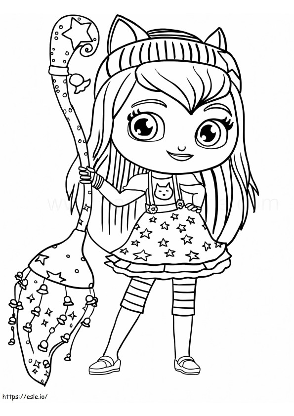 Hazel Little Charmers coloring page