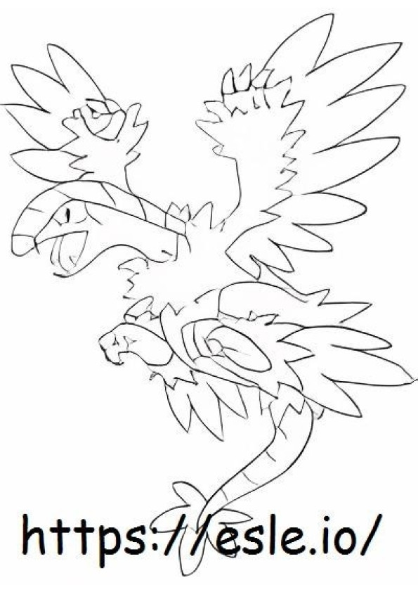 Archeops coloring page