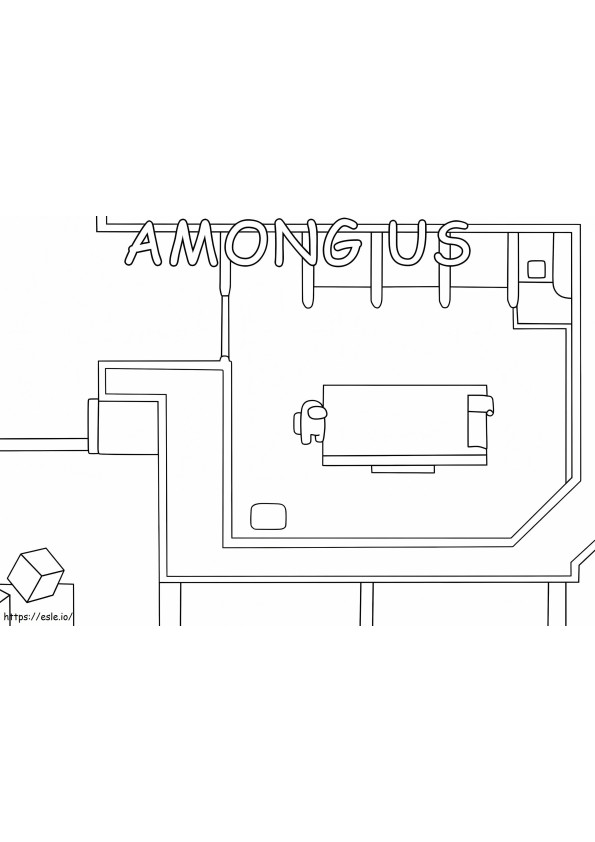 Among Us 27 1024X705 coloring page