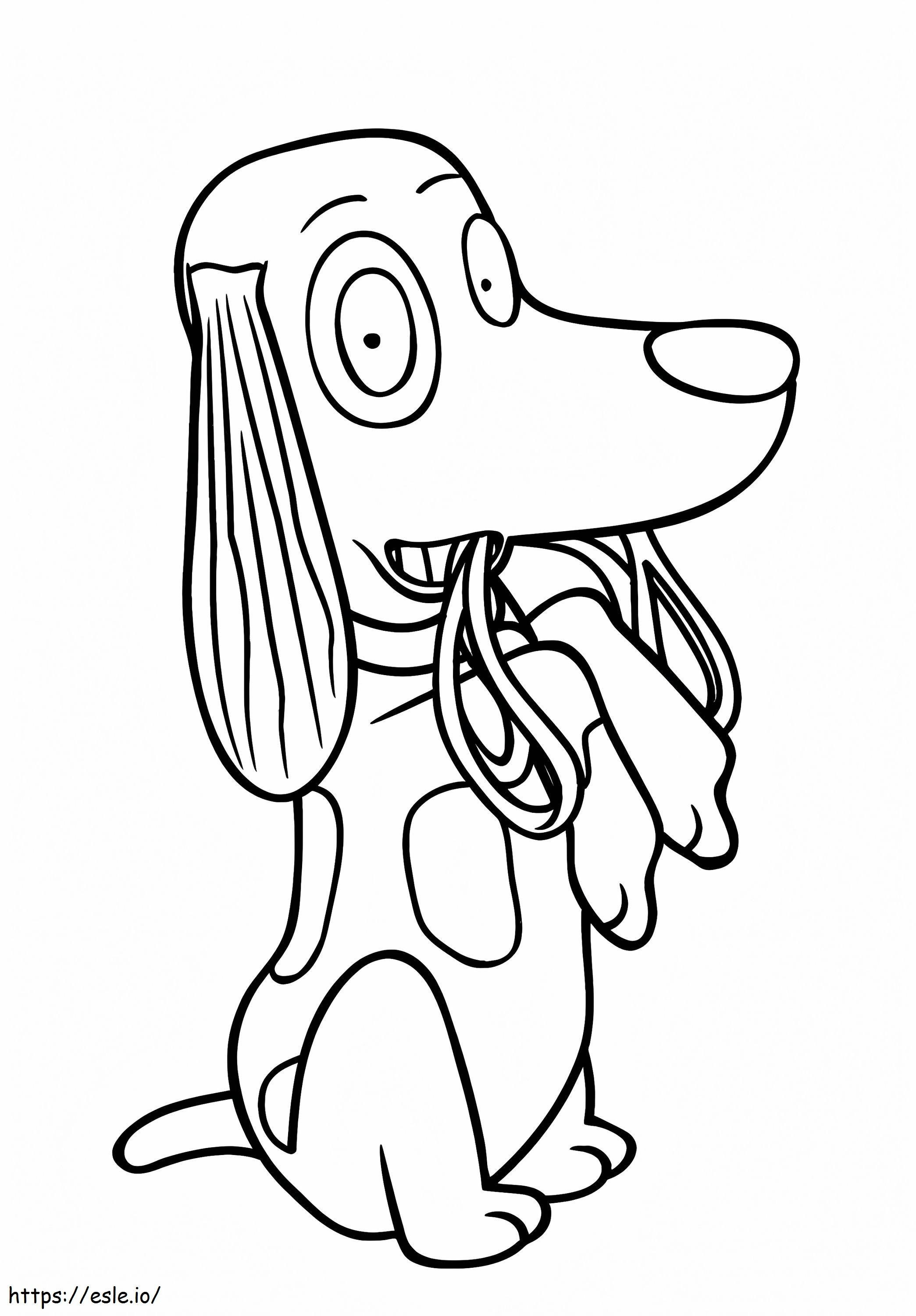 Scruff From Little Princess coloring page