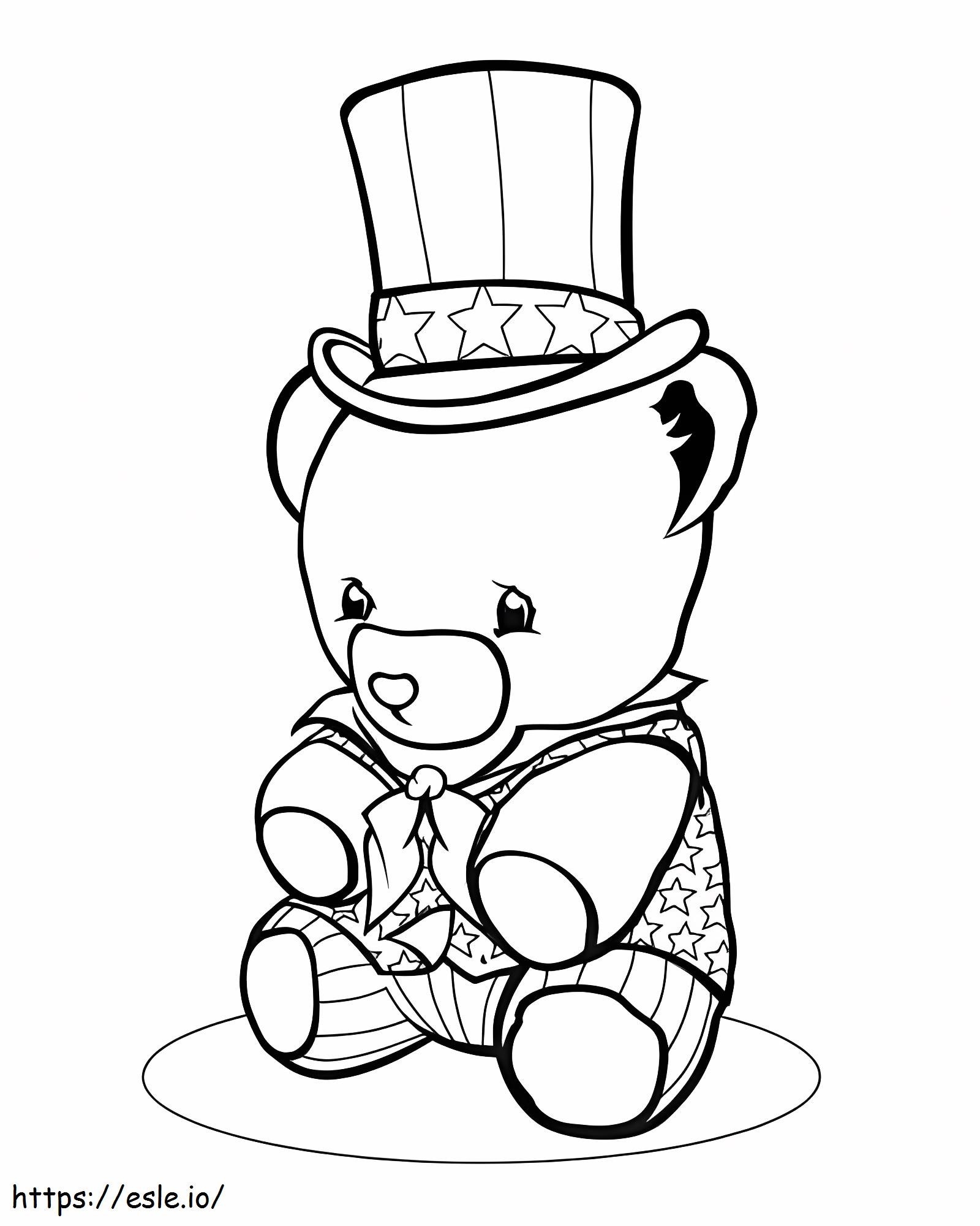 Increíble oso de peluche para colorear - Descarga gratis