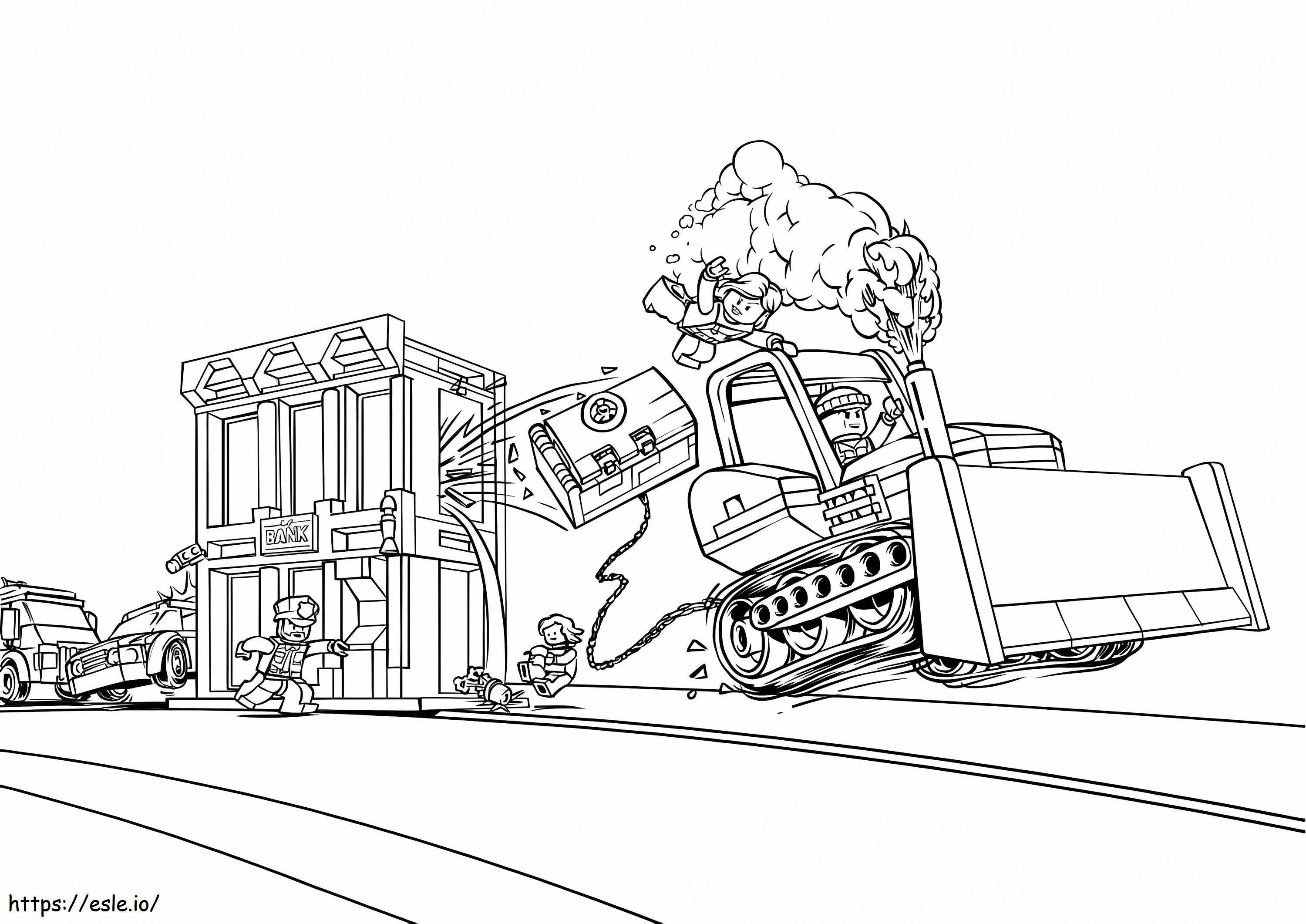 Lego City coloring page