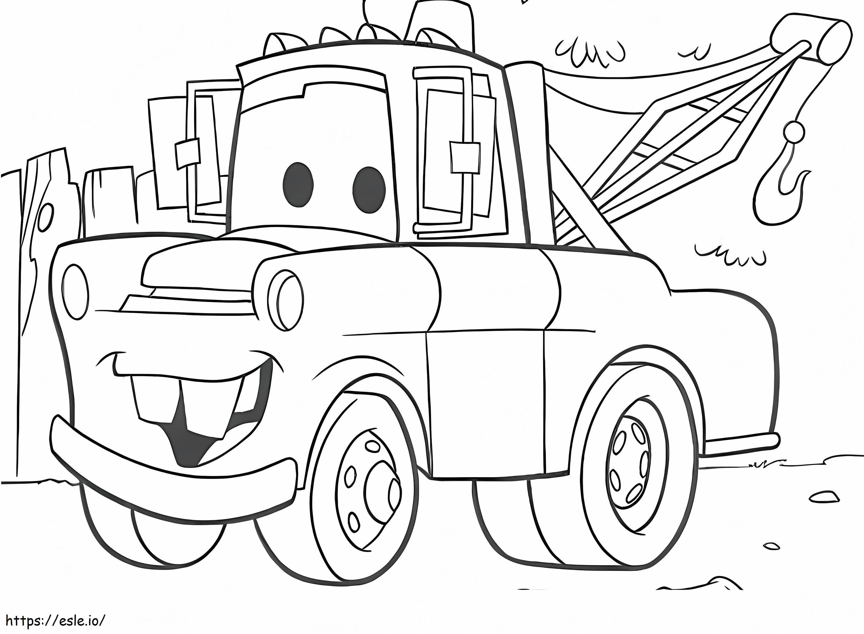Disney Mater coloring page