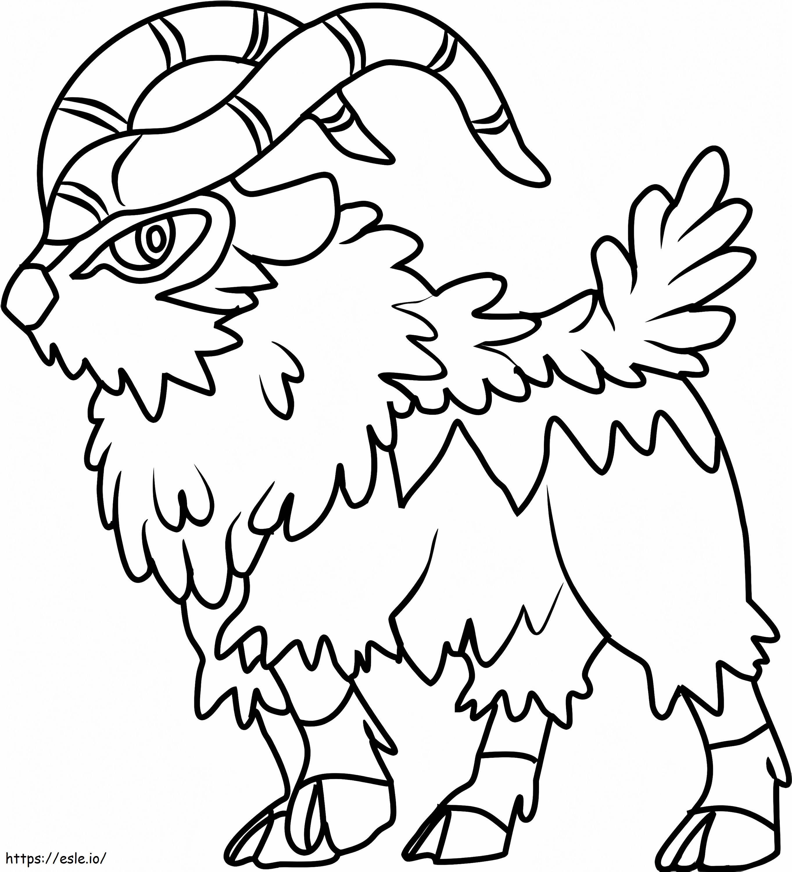 Gogoat Pokemon 1 coloring page