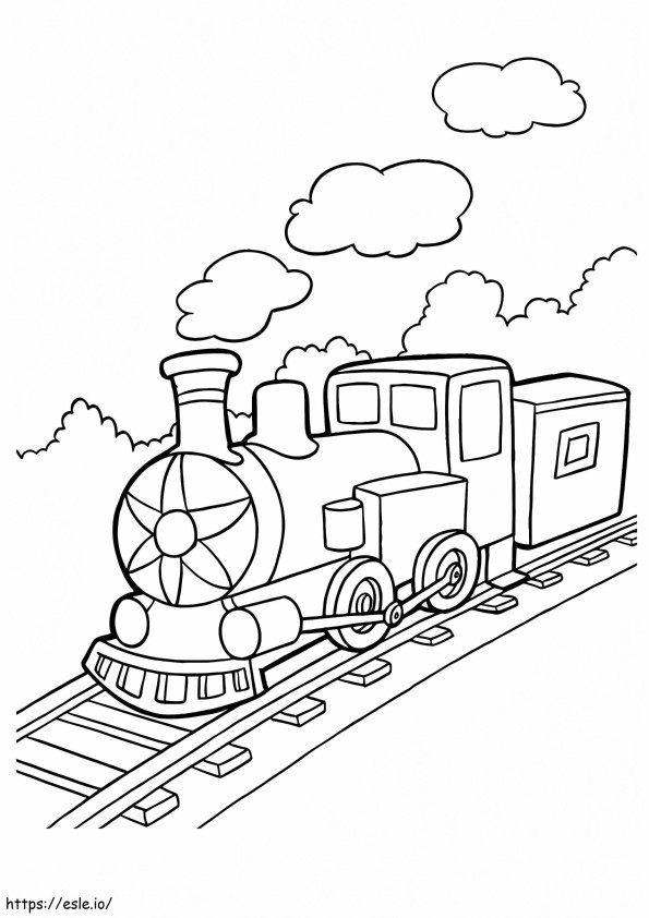 1526548213 Big Train A4 coloring page