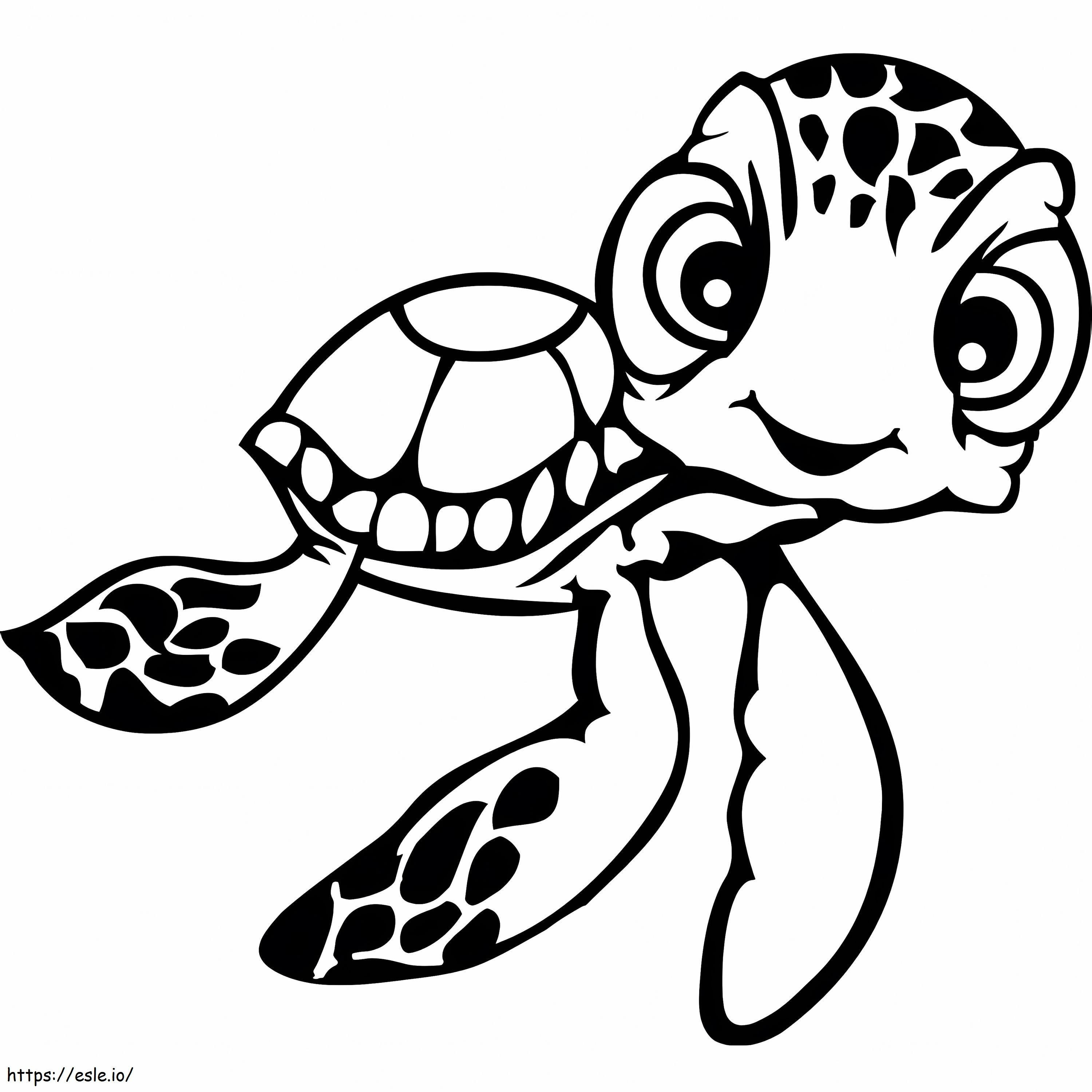Squirt In Finding Nemo coloring page