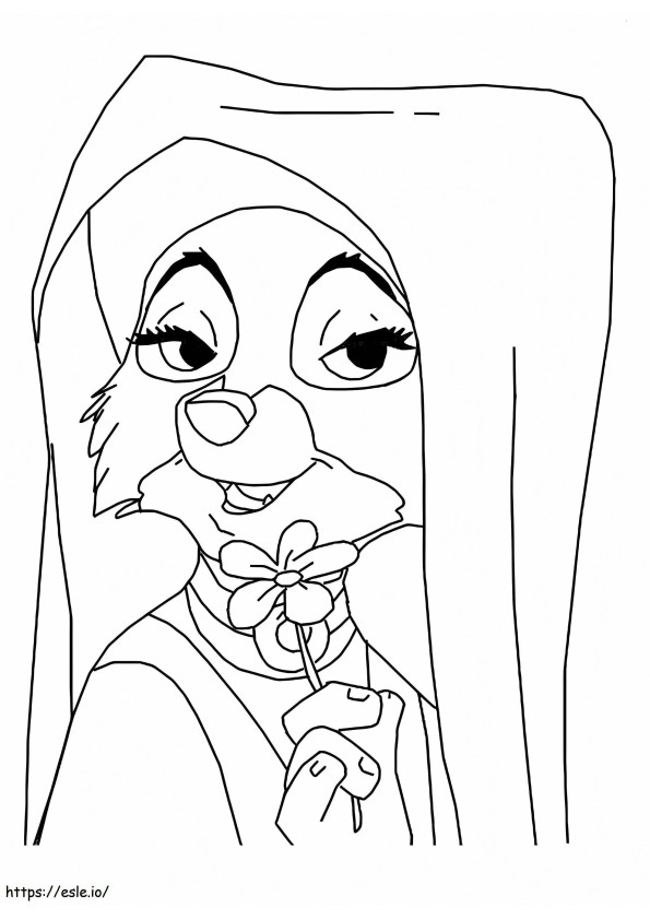 Beautiful Marianne 1 coloring page