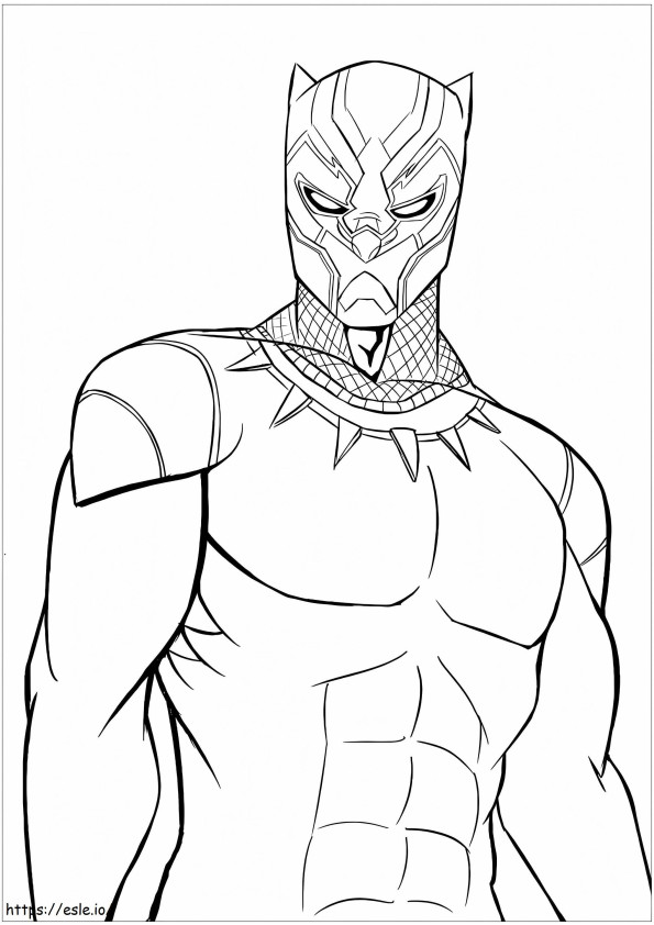 Black Panther 5 coloring page