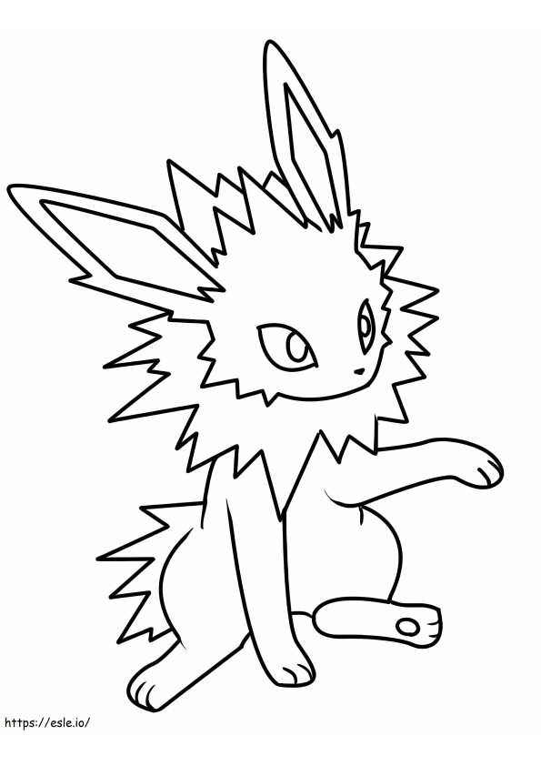 Jolteon 4 coloring page