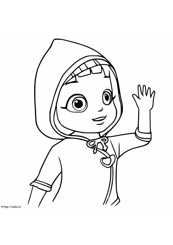 Friendly Ruby From Rainbow Ruby coloring page