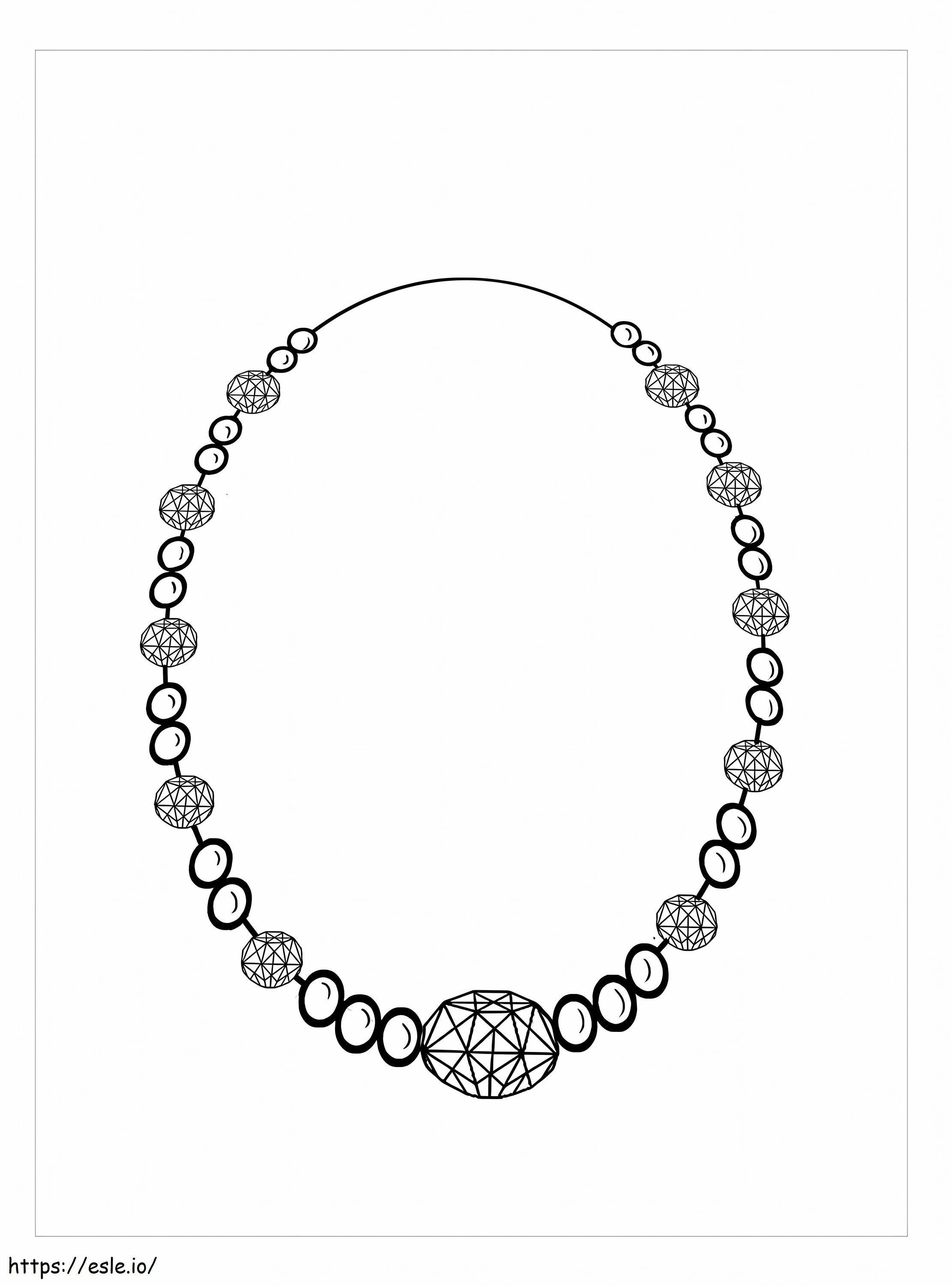 Great Necklaces coloring page