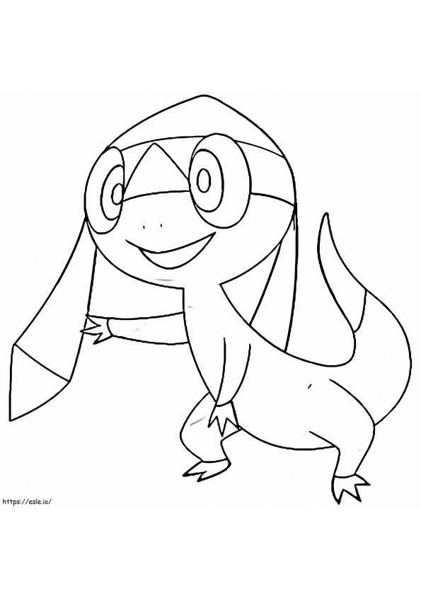 Funny Helioptile Pokemon coloring page