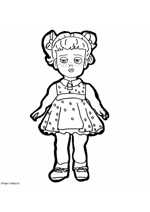 Gabby Gabby 4 coloring page