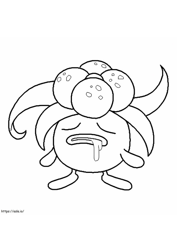 Pokemon Gloom 1 coloring page