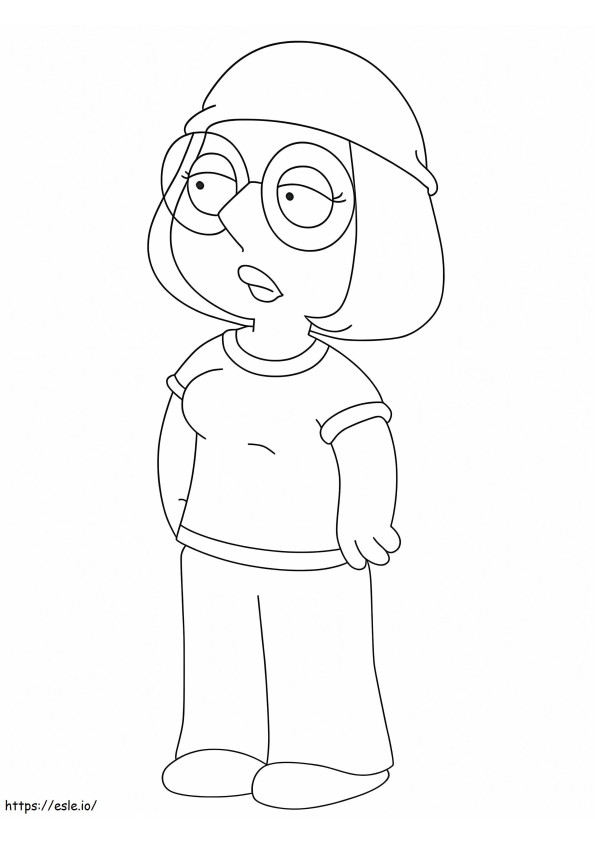 Meg Griffin Family Guy coloring page