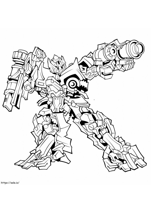 Decepticon Transformers coloring page