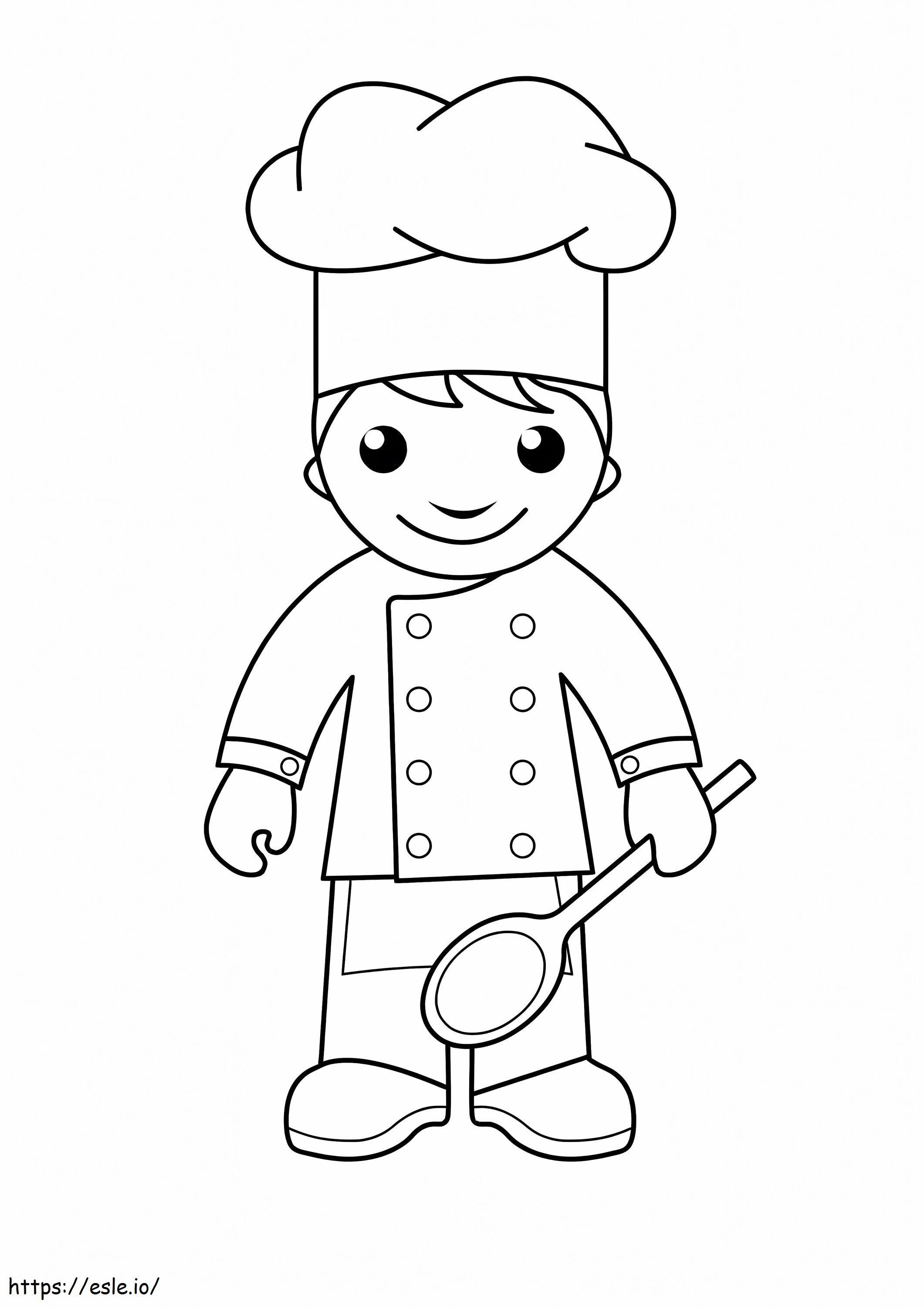 Jefe bebé para colorear