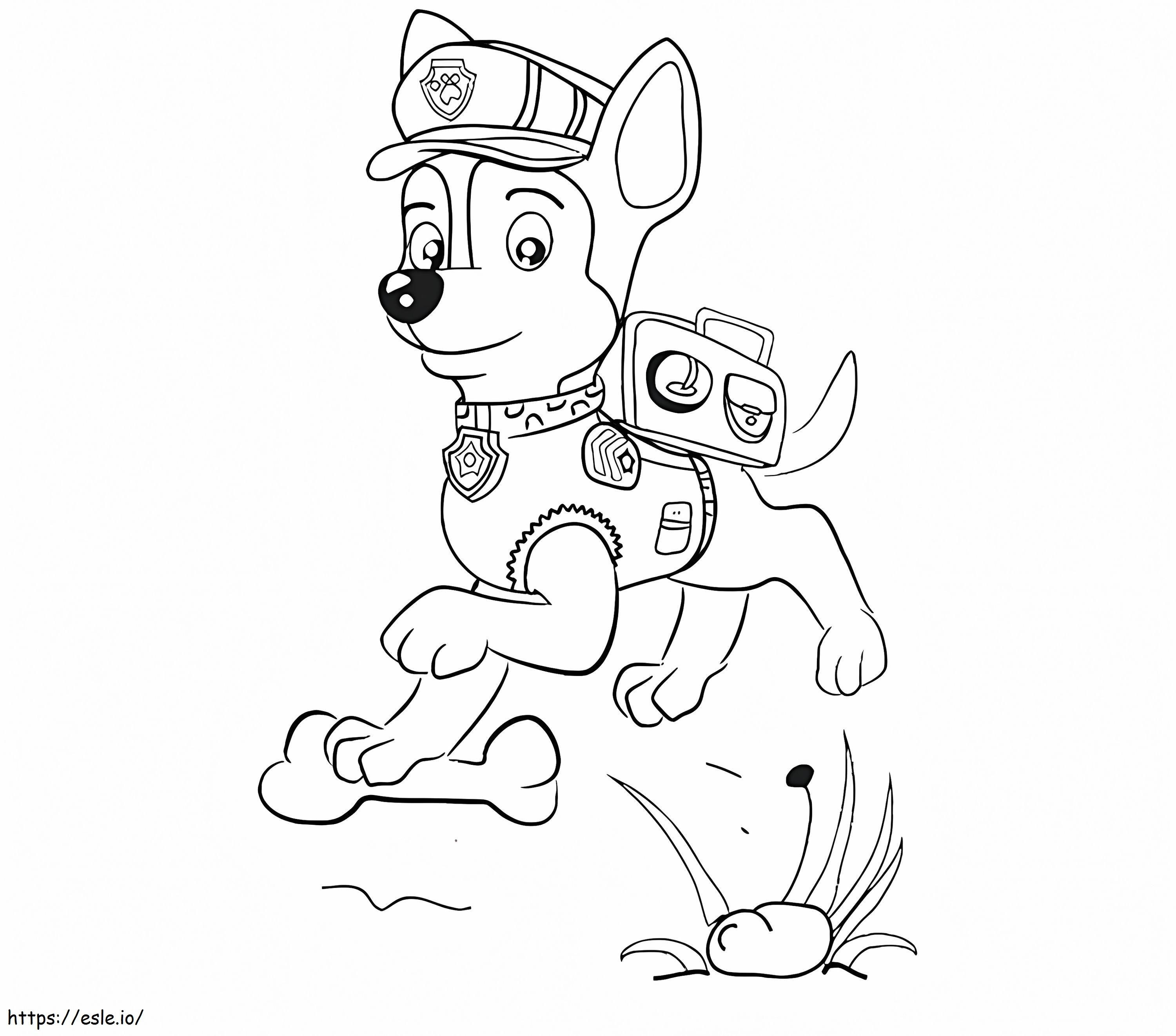 Chase Paw Patrol 5 coloring page