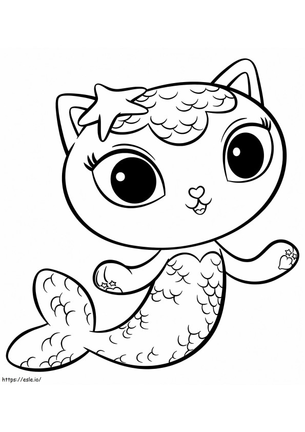MerCat coloring page