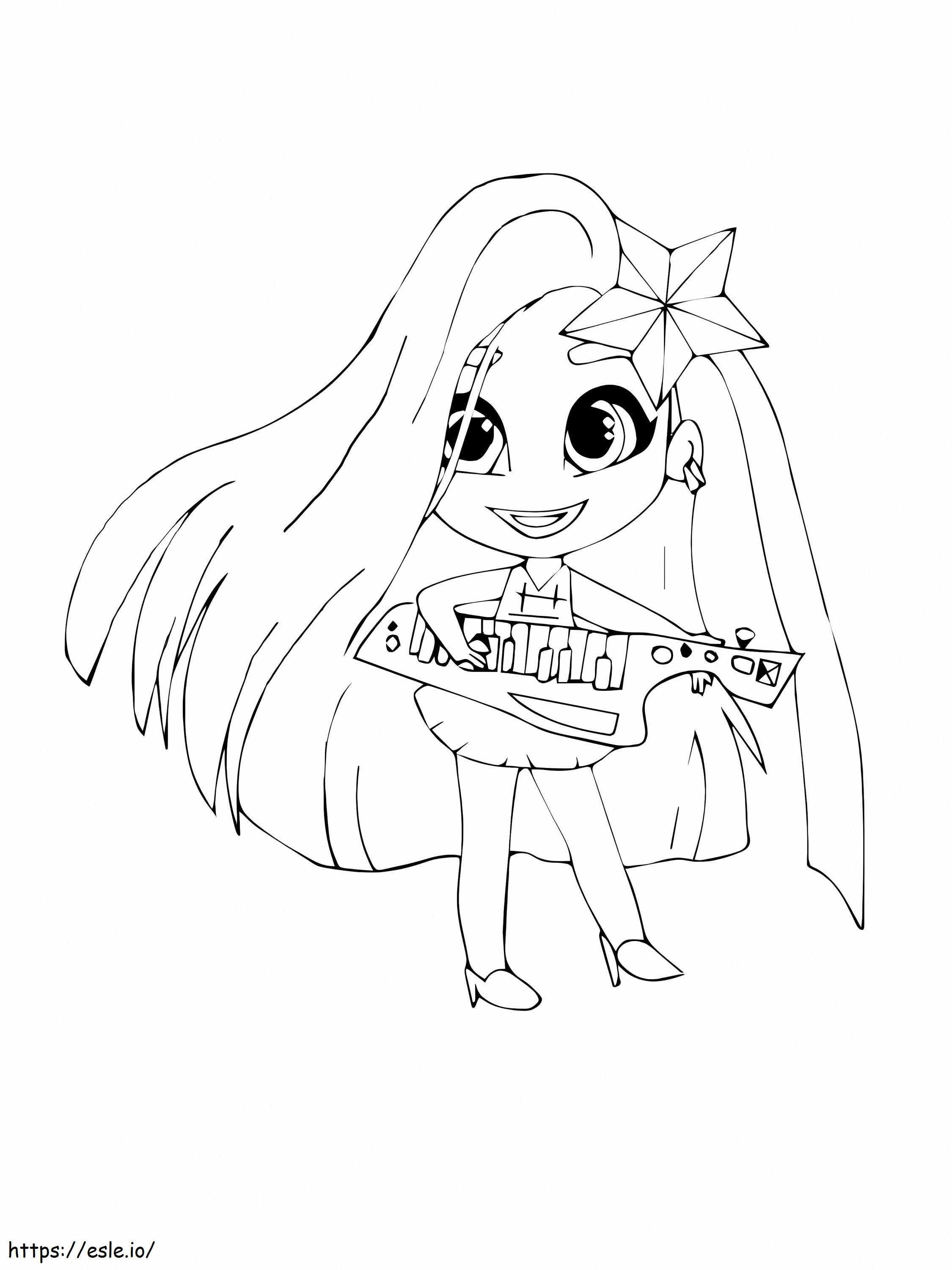 Hairdorables For Girl coloring page