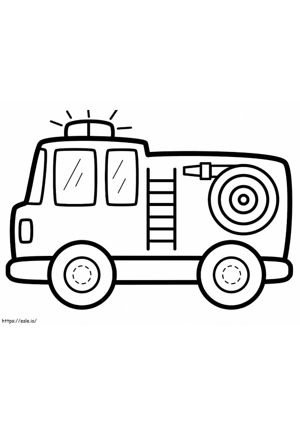 1584346255 Halaman Buku Mewarnai Fire Truckeschool Untuk Sampah Ford Pickup Gratis Semi To Gambar Mewarnai