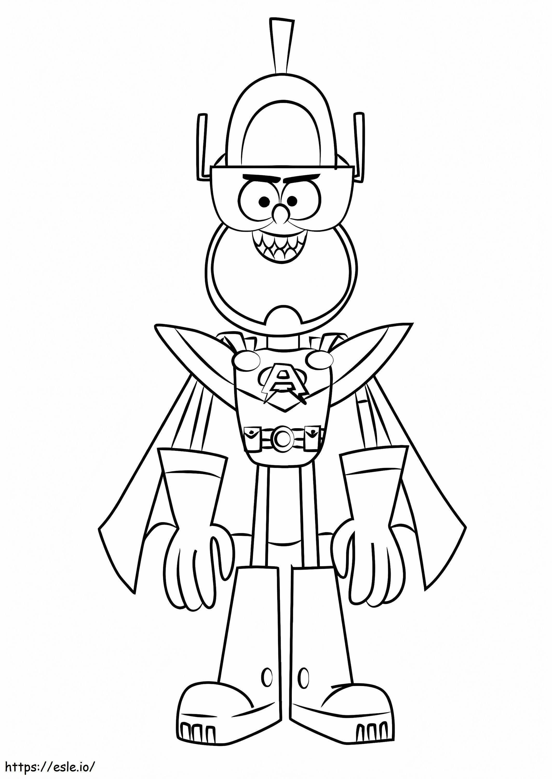 Joey Felt Powered Up coloring page