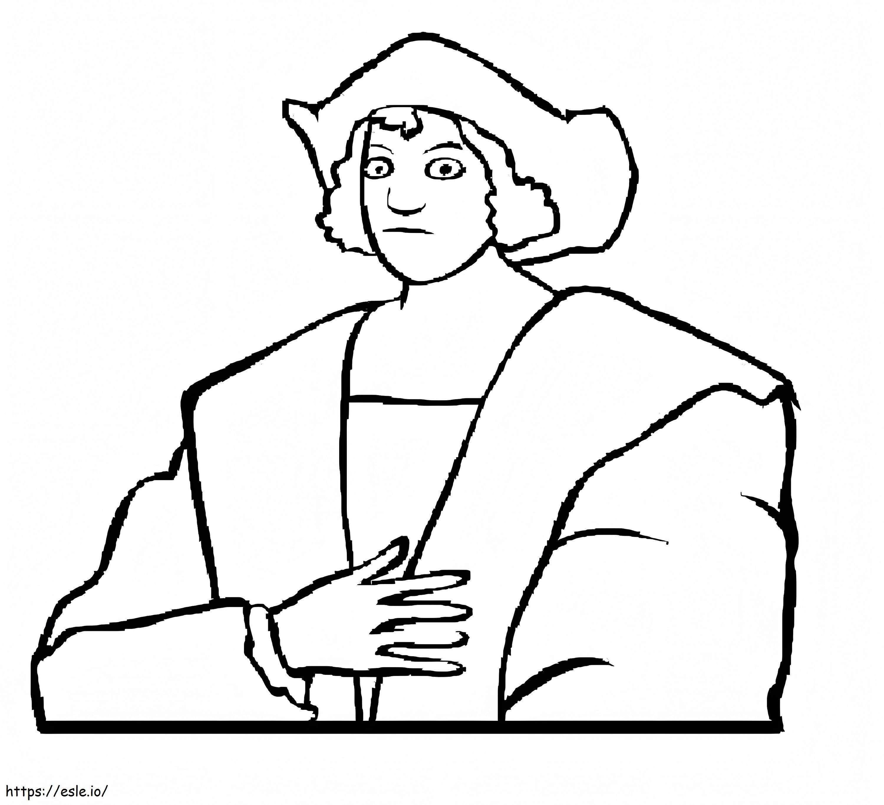 Christopher Columbus 19 coloring page