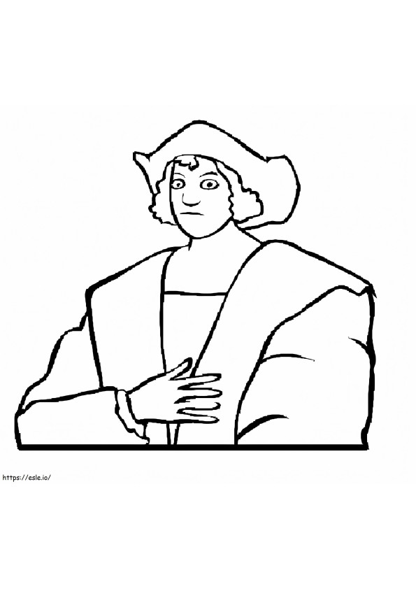 Christopher Columbus 19 coloring page