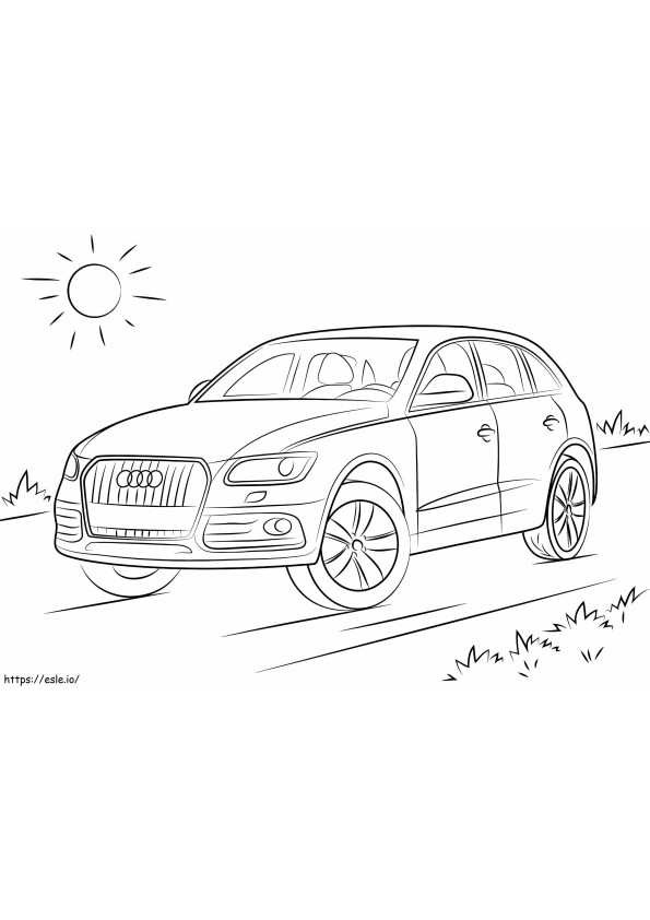 Audi Q5 kolorowanka