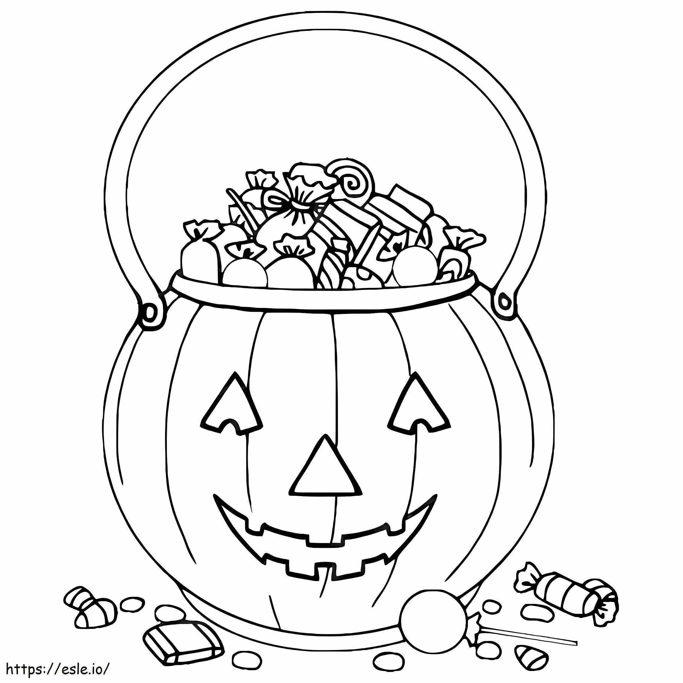 1539684442 Trick Or Treat Bag Off Marley Pages coloring page