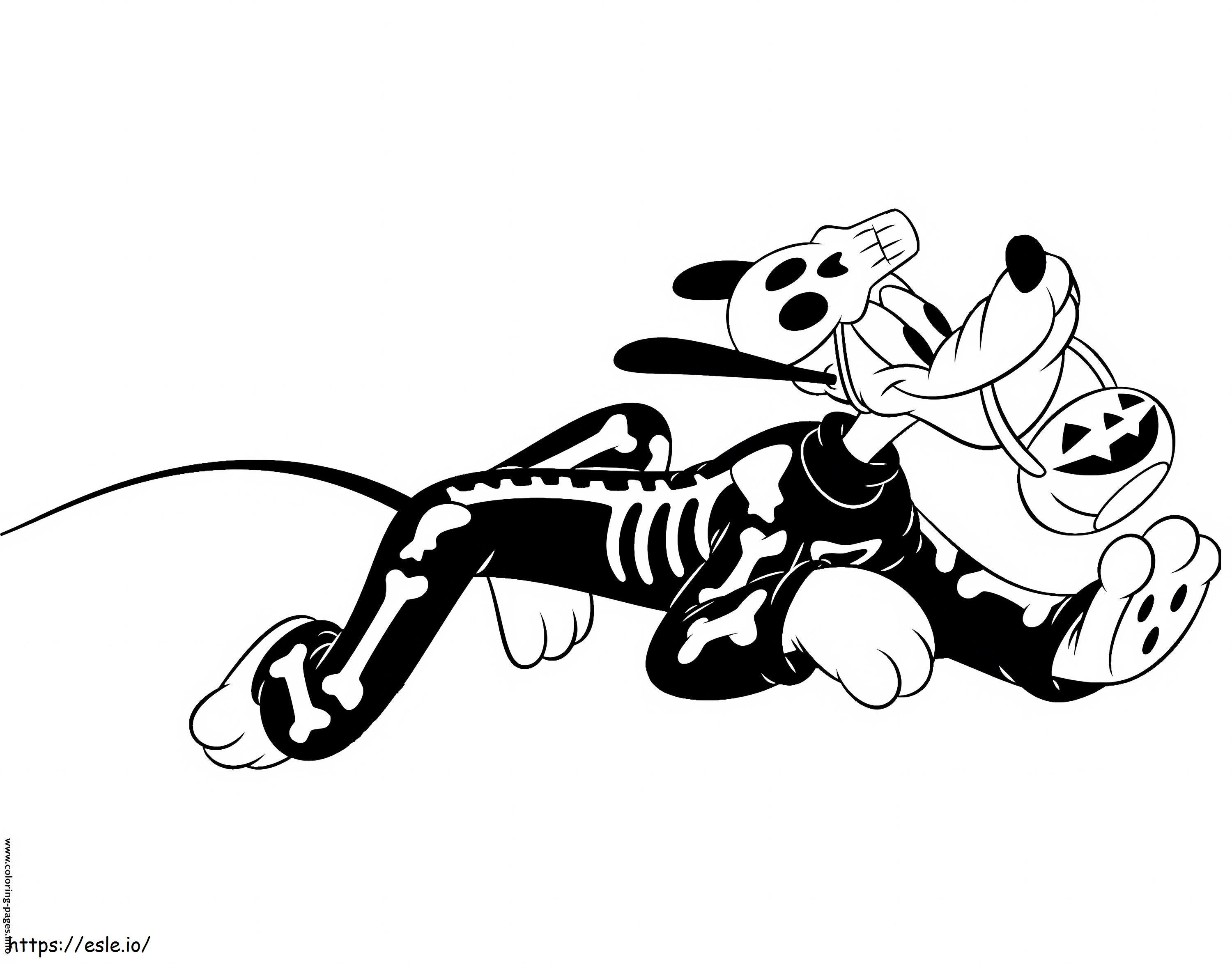 1540548514 1473956333Pluto As A Skeleton Disney Halloween E1600735123897 coloring page
