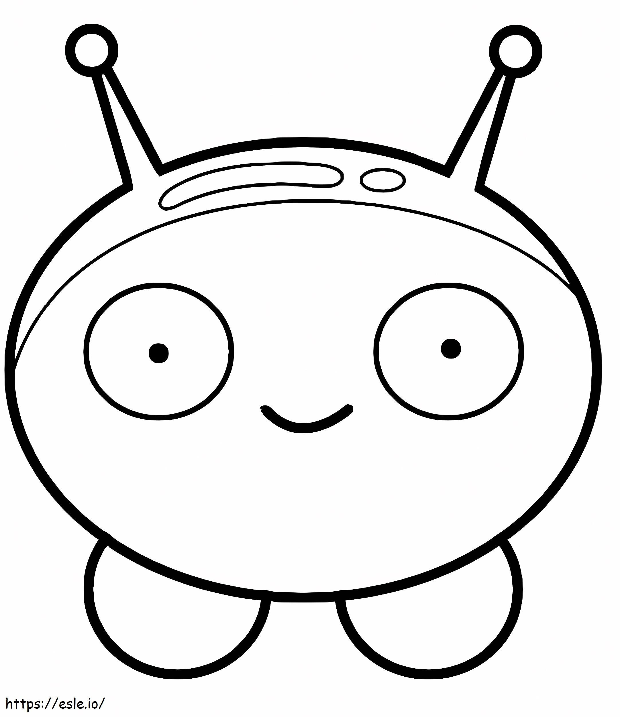 Mooncake Final Space coloring page