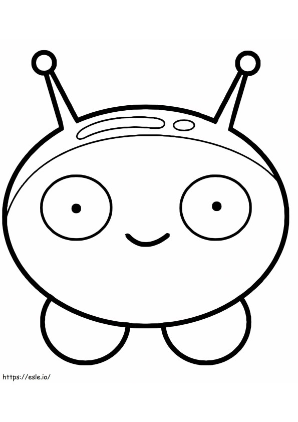 Mooncake Final Space coloring page