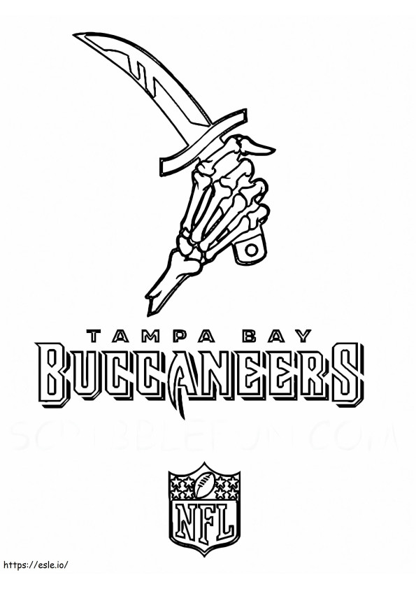 Tampa Bay Buccaneers 1 coloring page