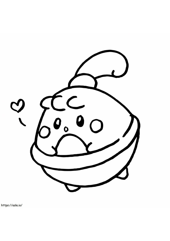 Happiny Pokemon 2 coloring page
