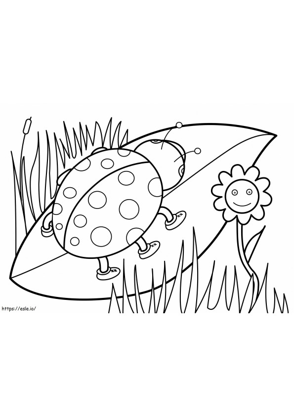 Awesome Spring coloring page