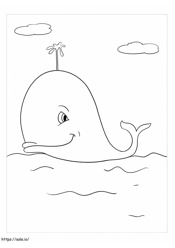 Great Whale coloring page