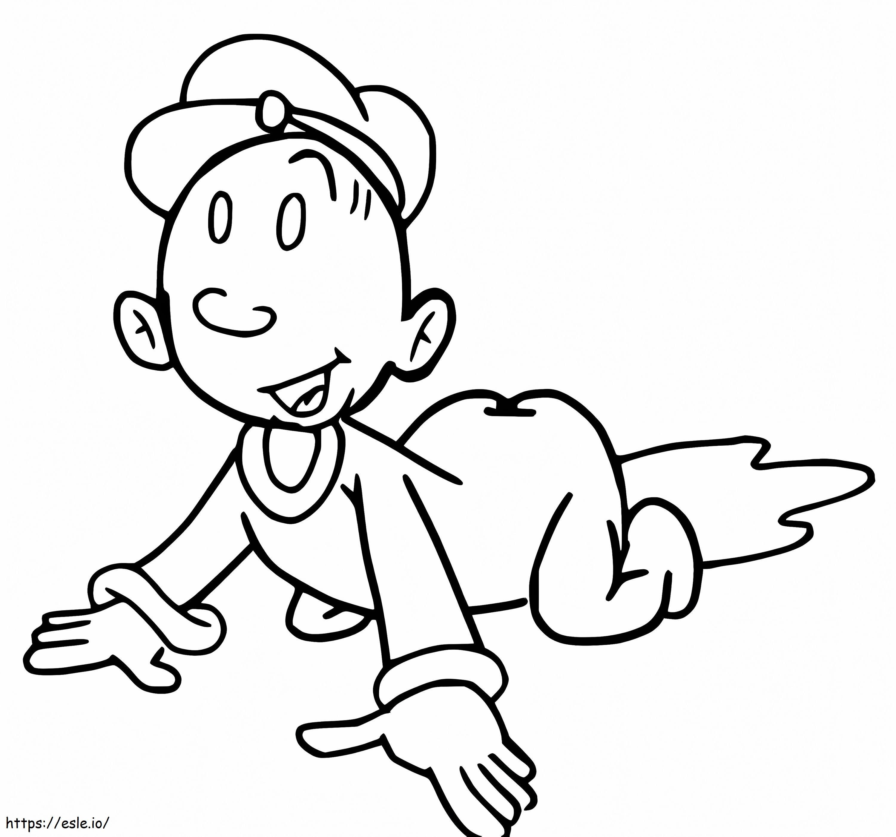 Little Sweepea De Popeye coloring page
