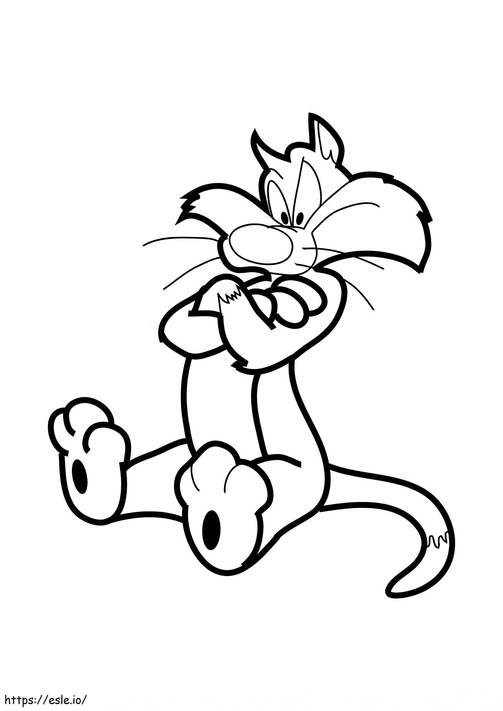 Sylvester Free Printable coloring page