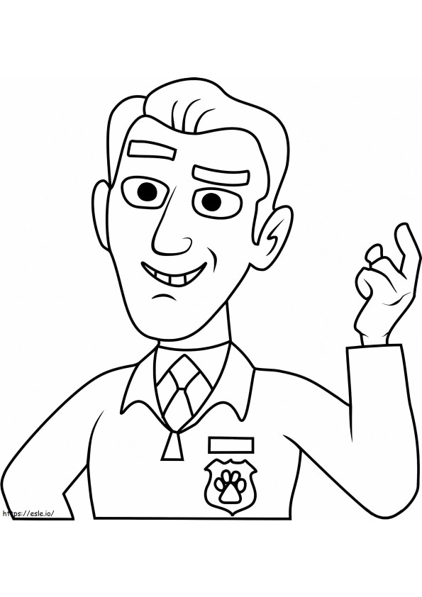Robert Netter From Pound Puppies coloring page