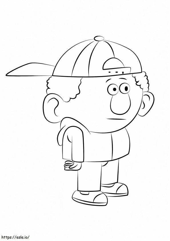 Eric From Uncle Grandpa coloring page