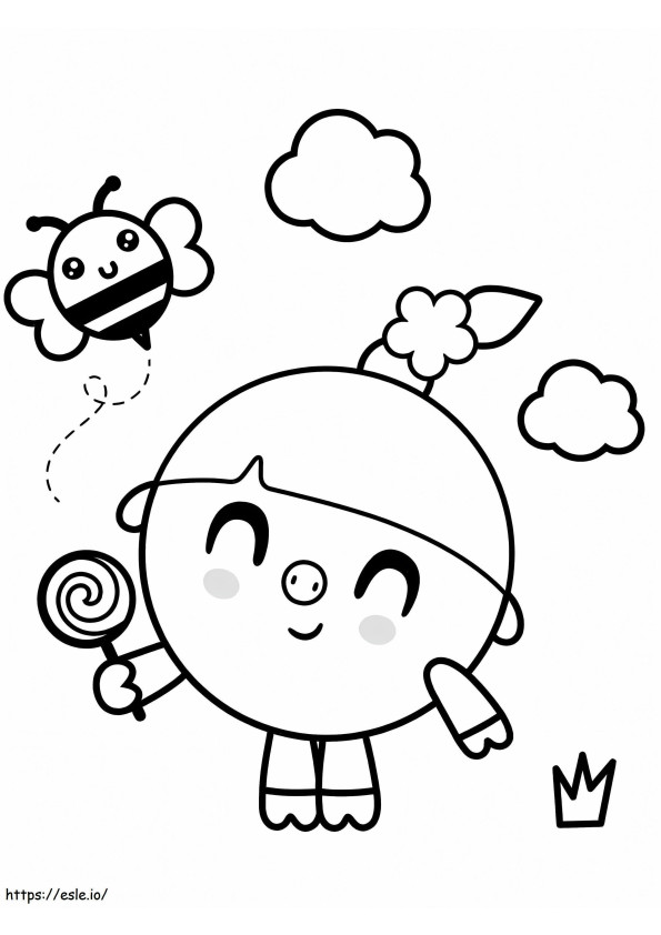 Rosy In BabyRiki coloring page