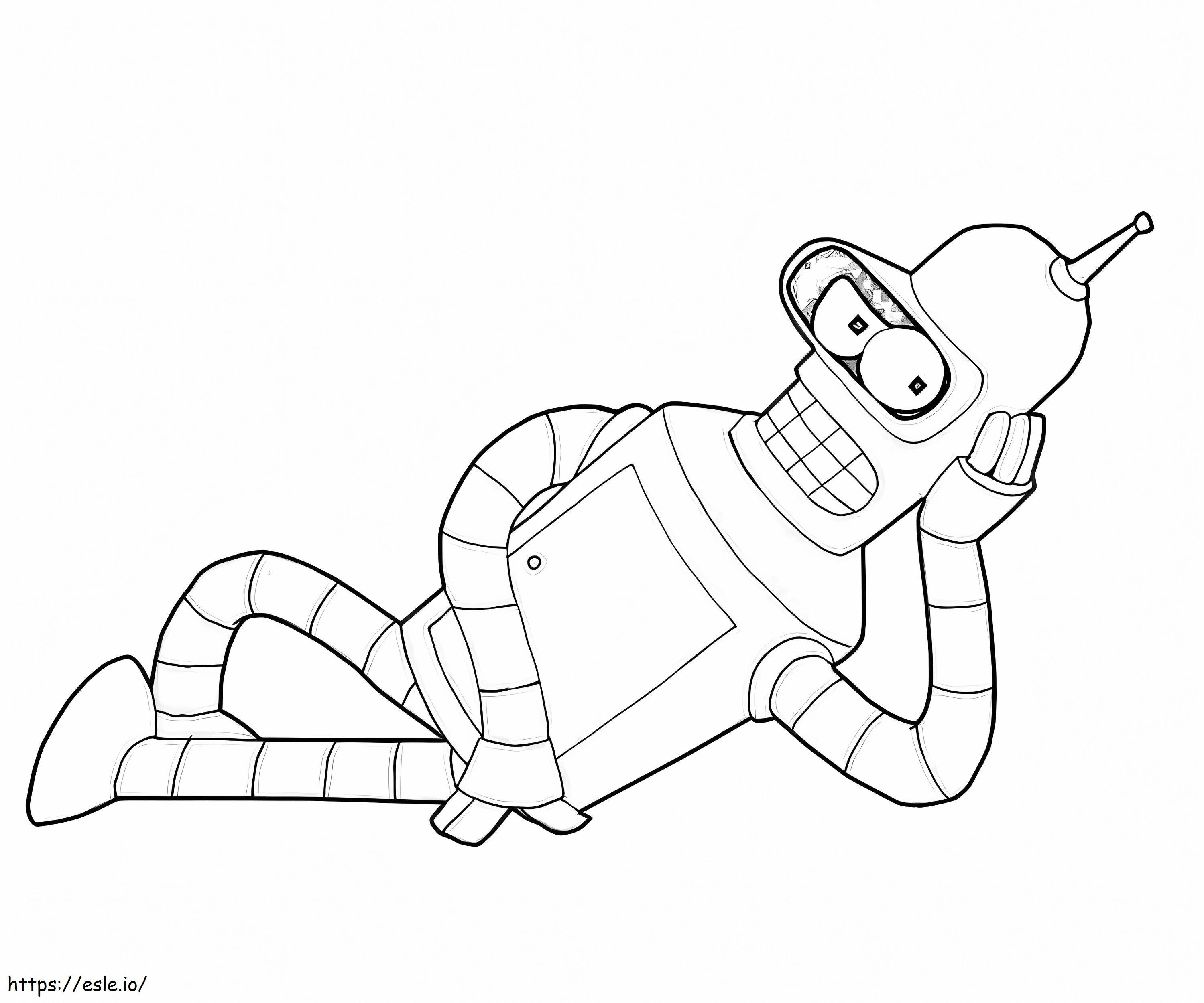 Bender 1 coloring page