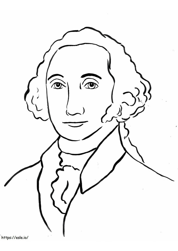 Coloriage Georges Washington 13 à imprimer dessin