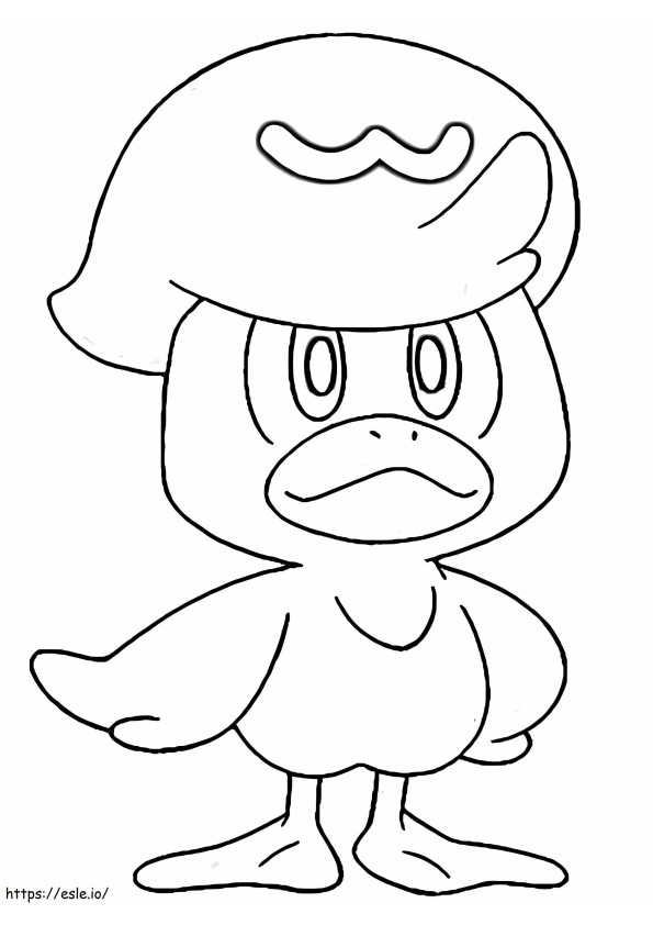 Cute Quaxly coloring page
