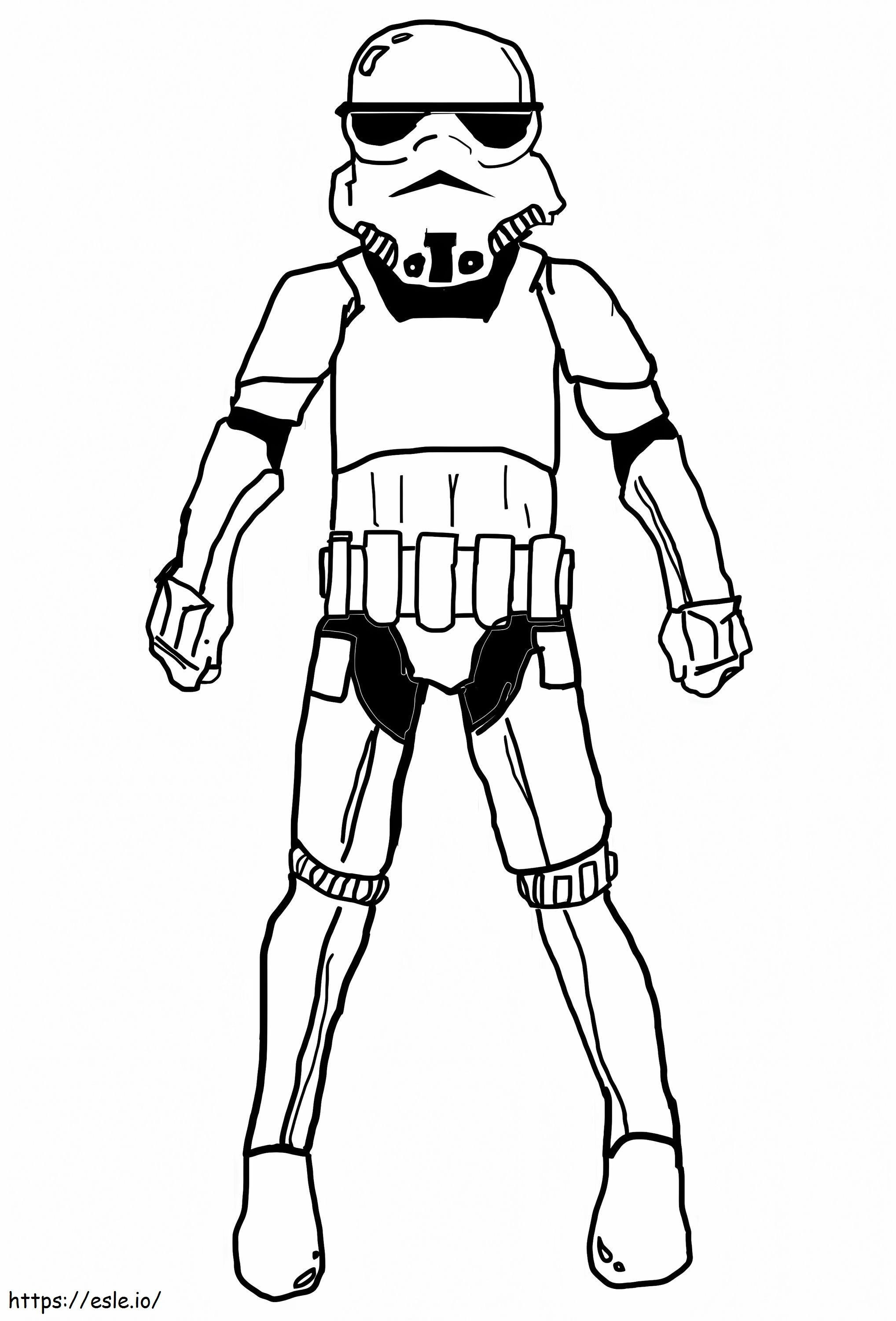 Stormtrooper 10 coloring page