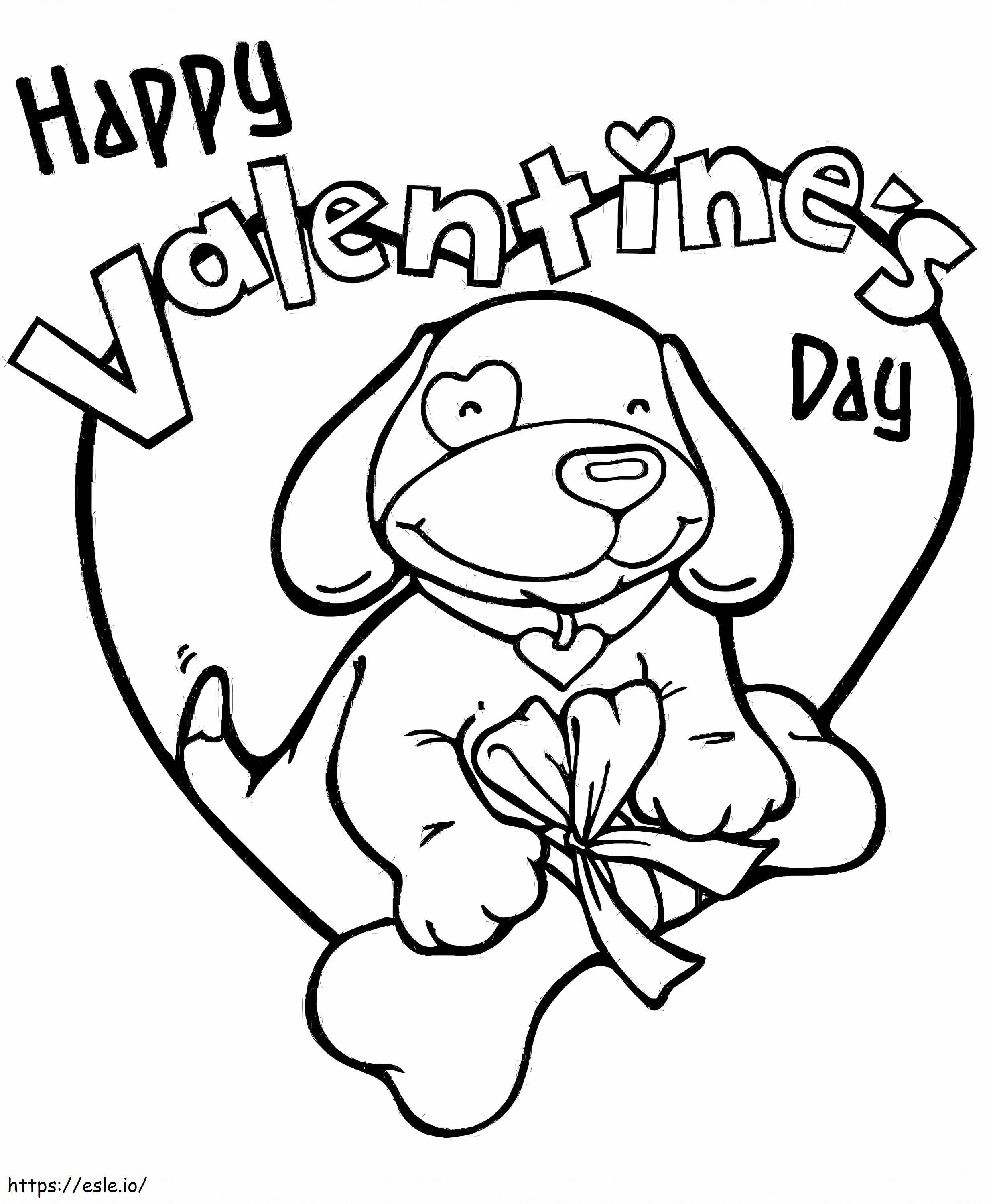 Valentines To Print Valentines Happy Valentines Day Card Printable Be My Print Valentines To 843X1024 coloring page