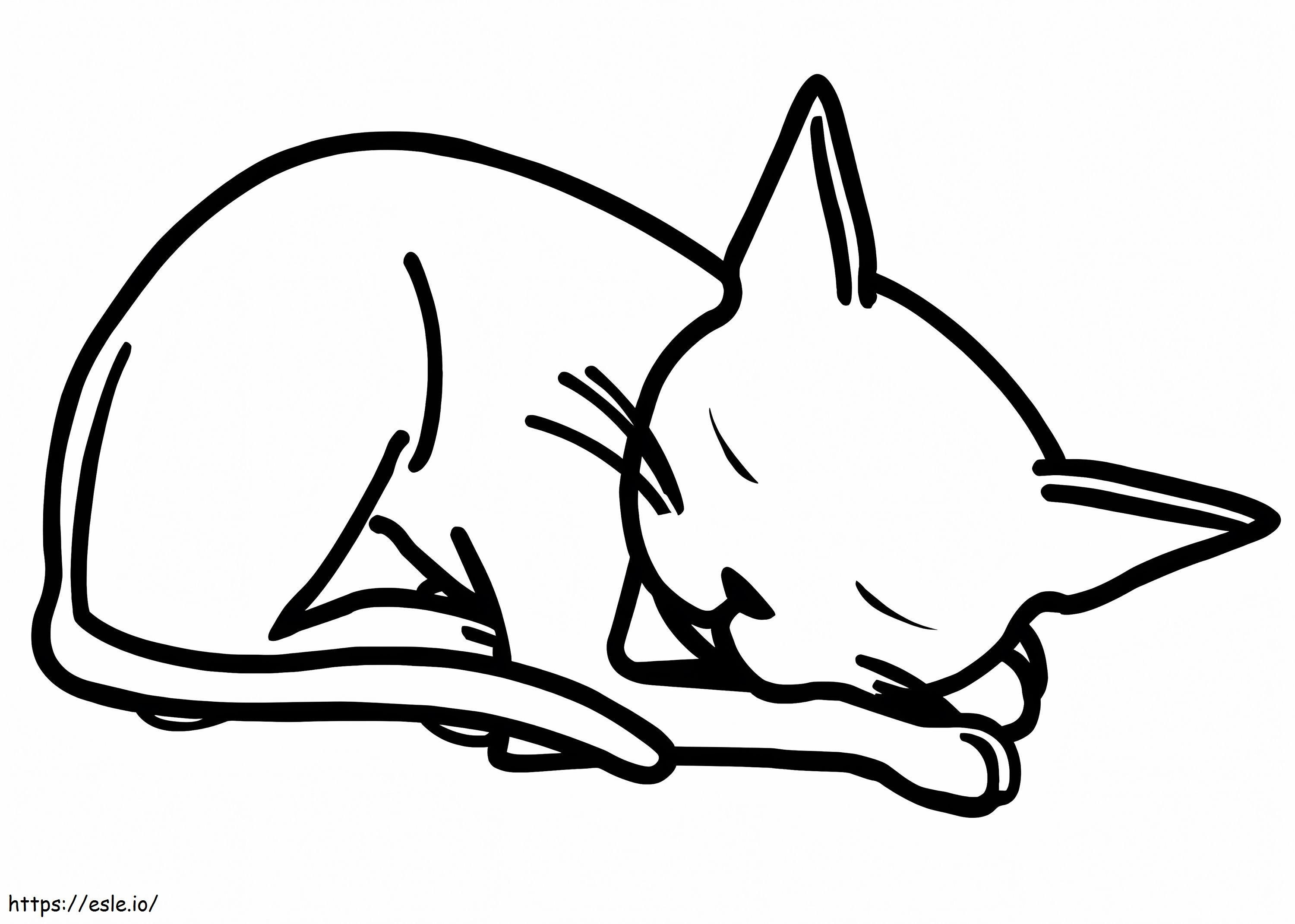 Olivia'S Cat Edwin coloring page