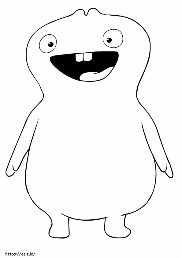 Babo From UglyDolls coloring page