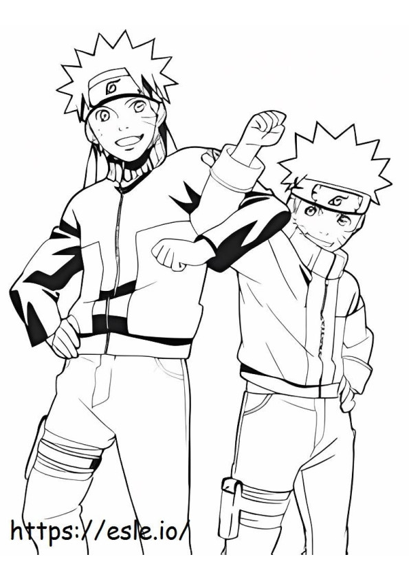 From Naruto coloring page